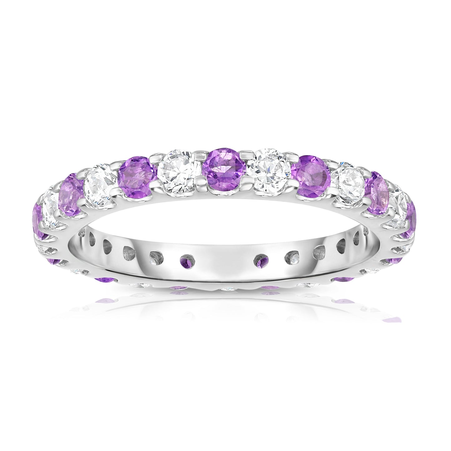 1.30Cttw Diamond Eternity Ring in 14K White Gold