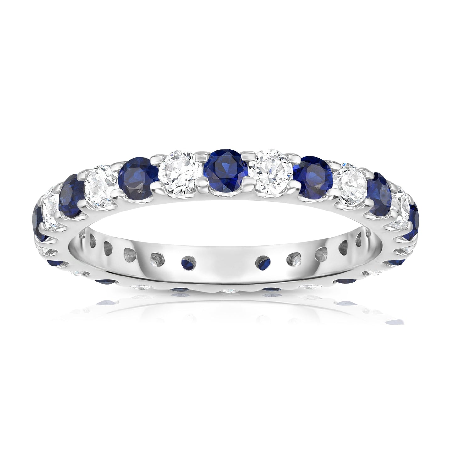 1.30Cttw Diamond Eternity Ring in 14K White Gold