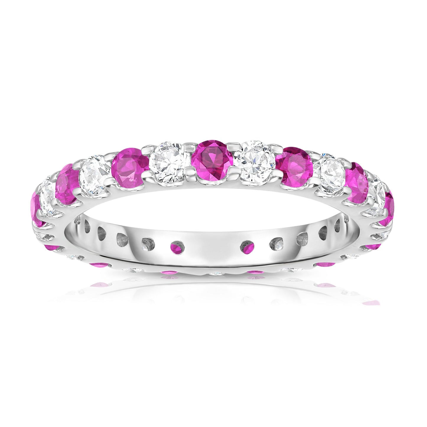 1.30Cttw Diamond Eternity Ring in 14K White Gold