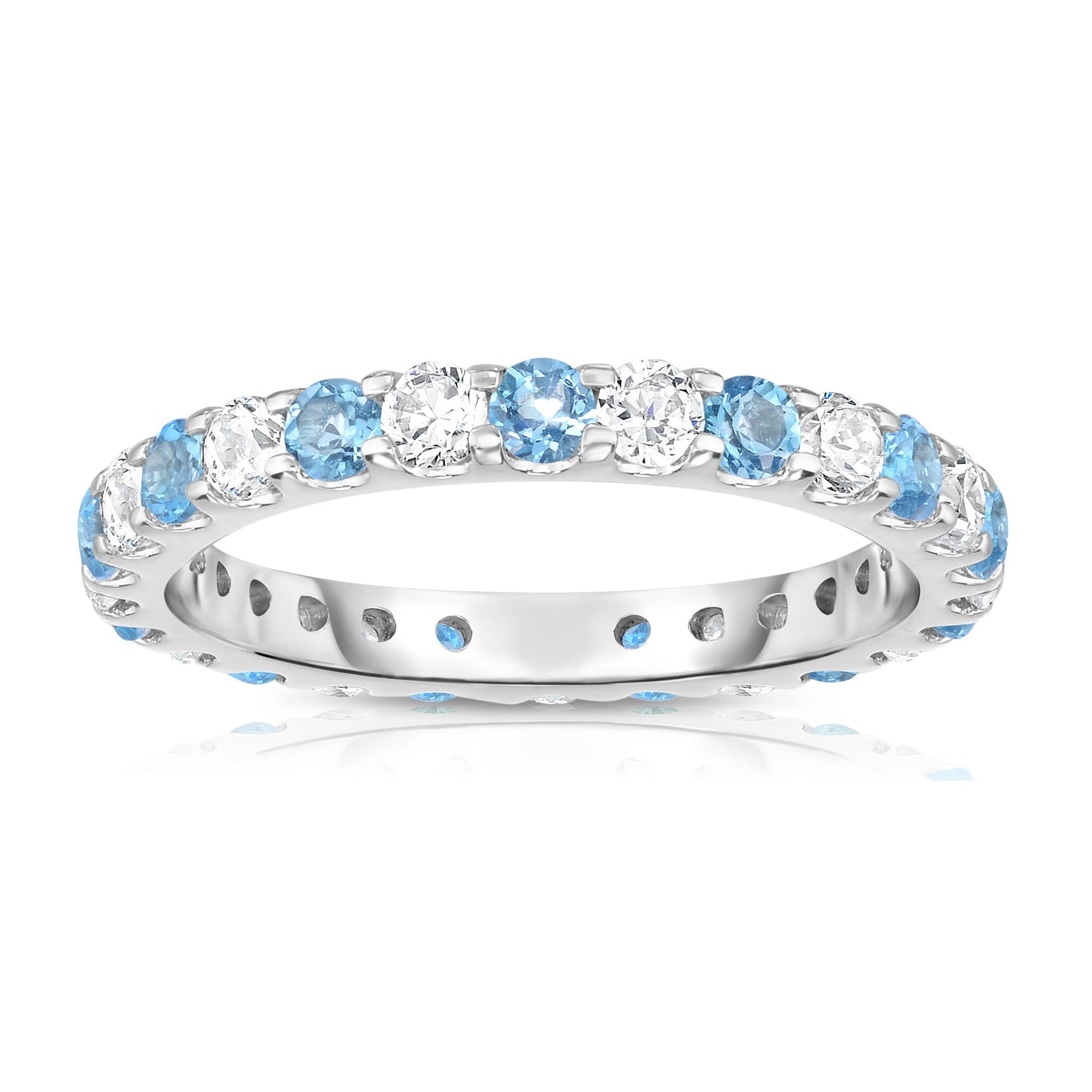 1.30Cttw Diamond Eternity Ring in 14K White Gold