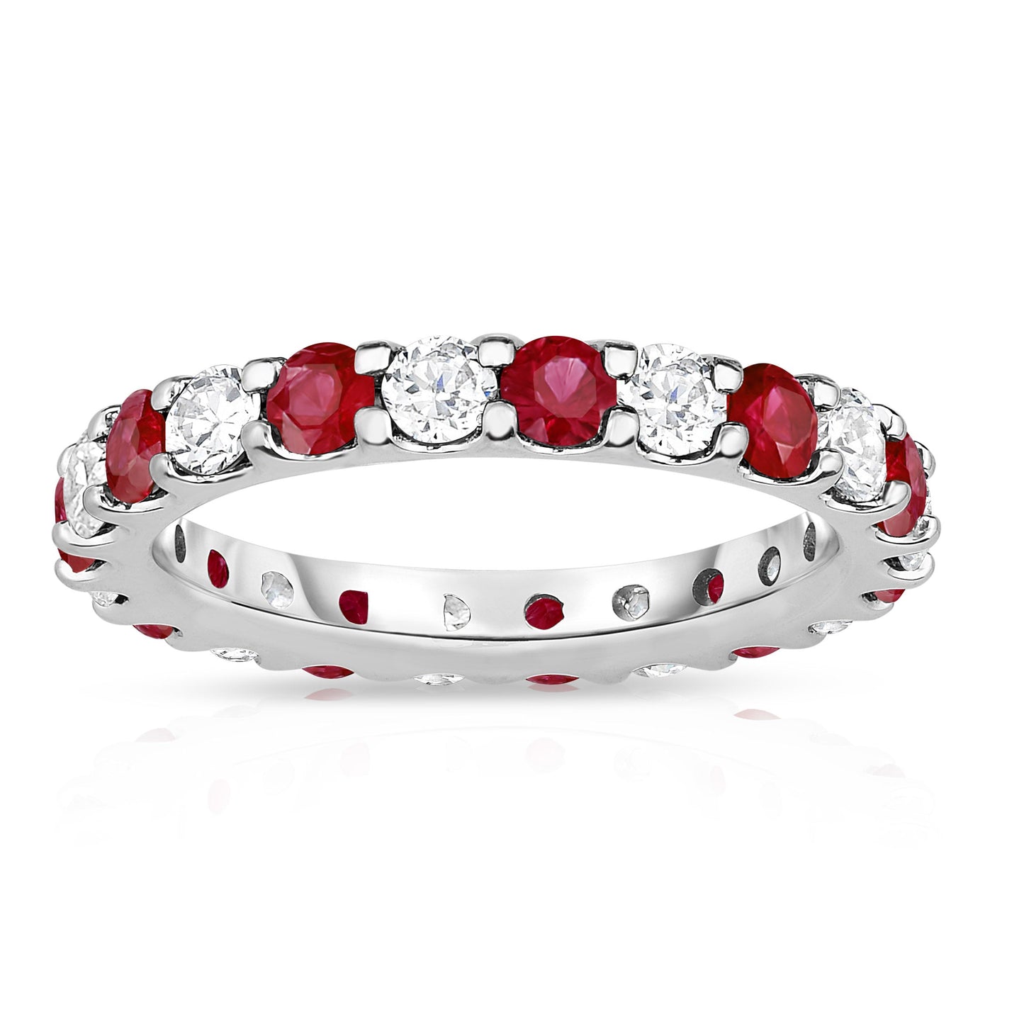 2.20Cttw Diamond Eternity Band in 14K White Gold