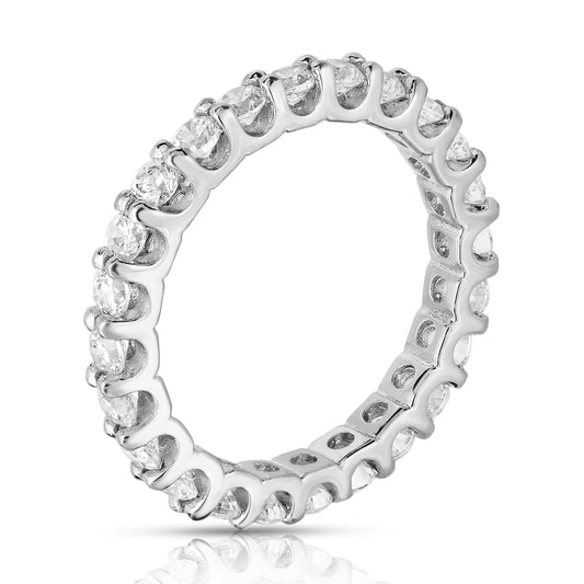 1.20-1.35Ct Diamond Eternity Band in 14K White Gold