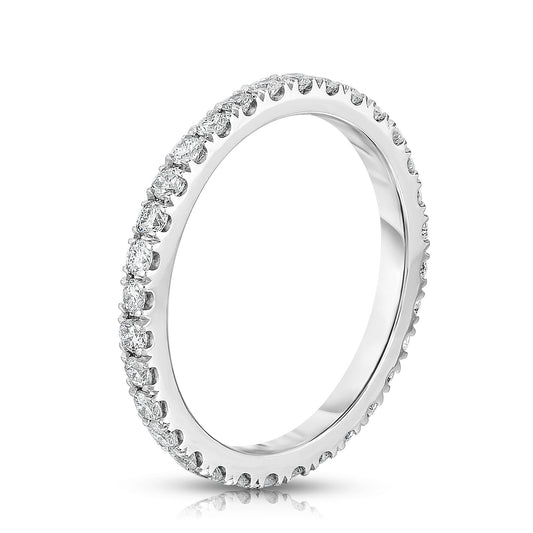 0.50Ct Diamond Eternity Wedding Band in 14K White Gold
