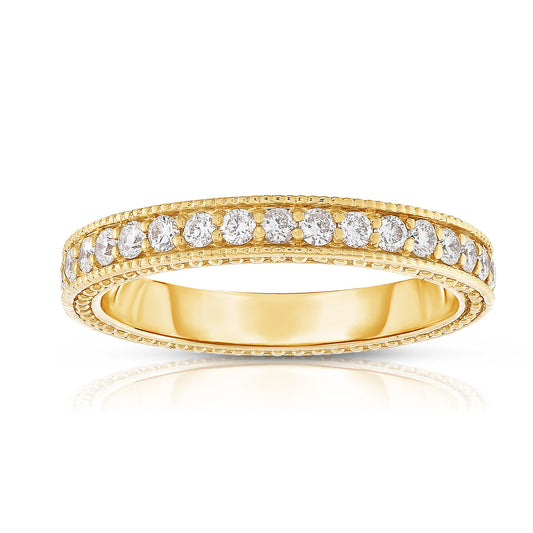 0.70Ct Diamond Stackable Eternity Ring in 14K Gold