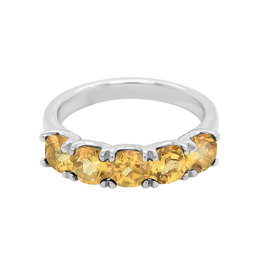Cushion 4x4MM Gemstone Ring in 14K Gold
