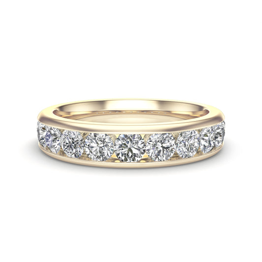 1.10Ct Diamond Channel Set Wedding Band in 14K Gold