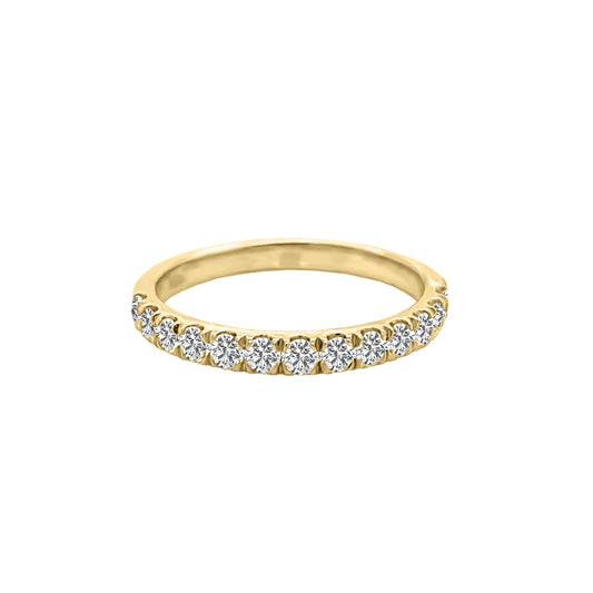0.50Ct Diamond Wedding Band in 14K Gold