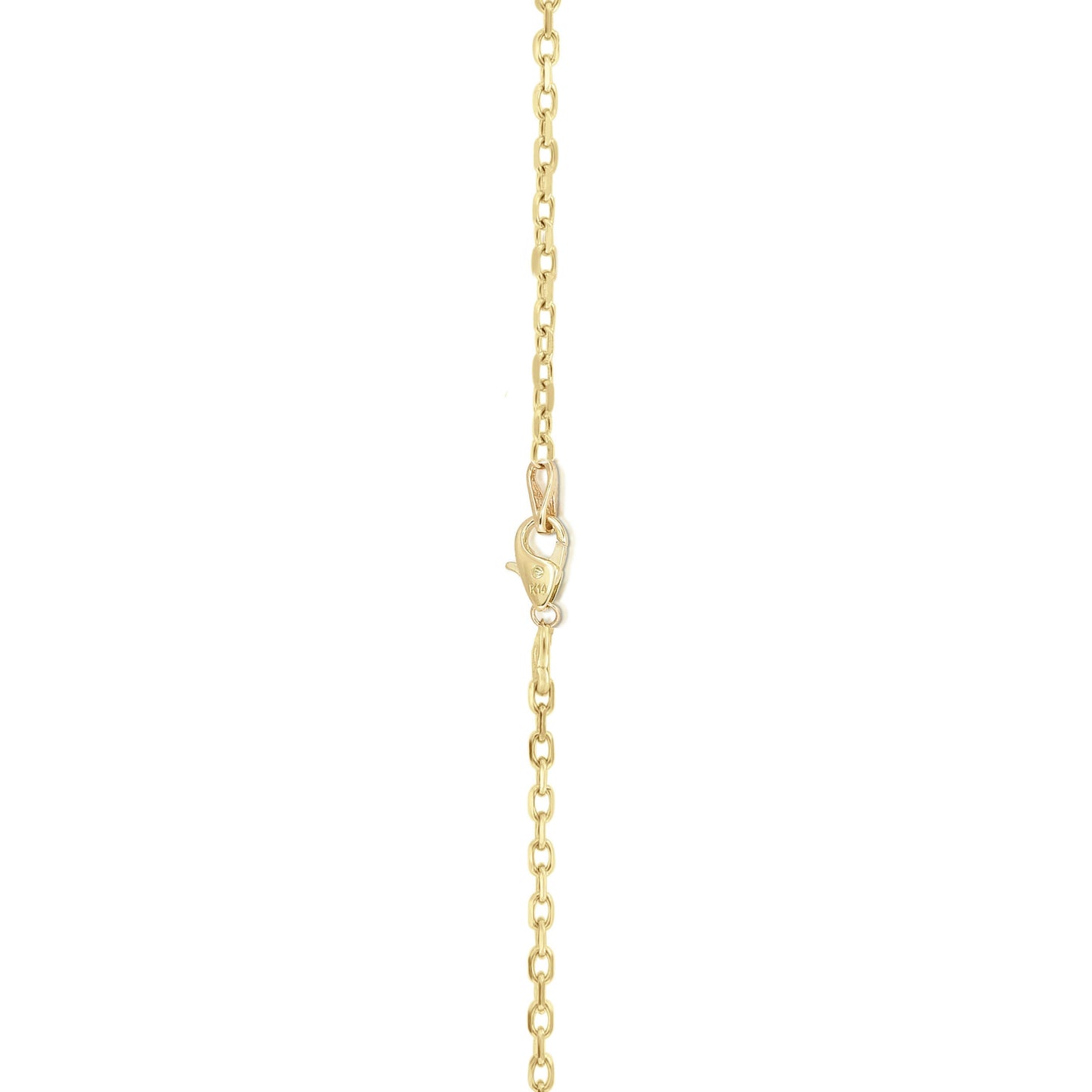 0.05 Ct Diamond Mother & Child Heart Pendant, 18" Gold Chain in 14K Gold