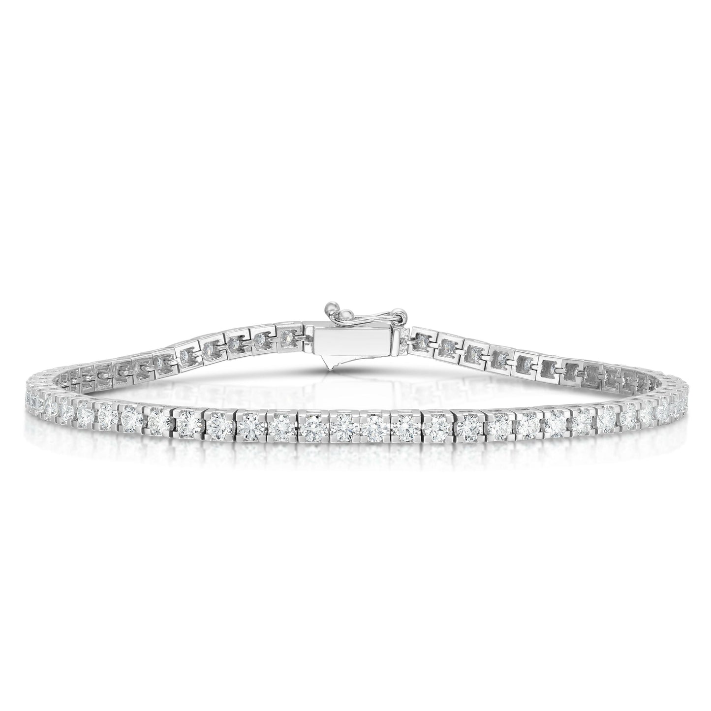 Diamond Tennis Bracelet in 14K White Gold