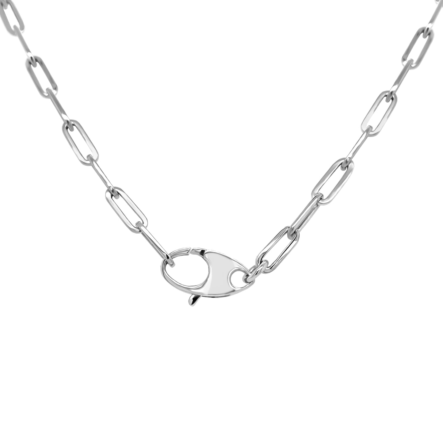 Link Paperclip Link Chain Necklace, 20" in 14K Gold