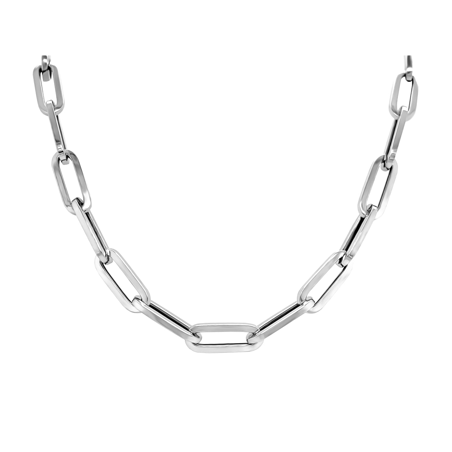 Link Paperclip Link Chain Necklace, 20" in 14K Gold