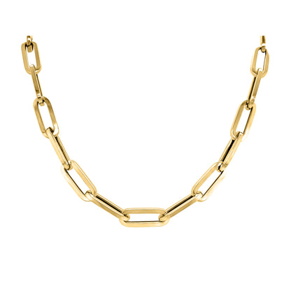 Link Paperclip Link Chain Necklace, 20" in 14K Gold