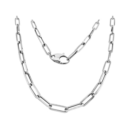 Link Paperclip Link Chain Necklace, 20" in 14K Gold