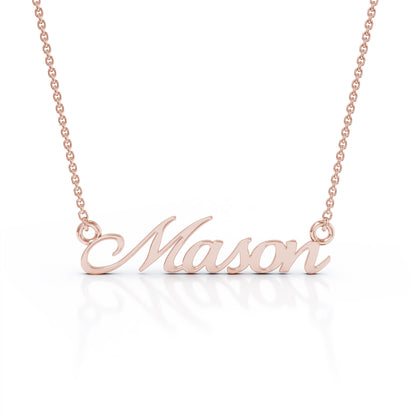 Personalized Name Necklace in 14K Gold
