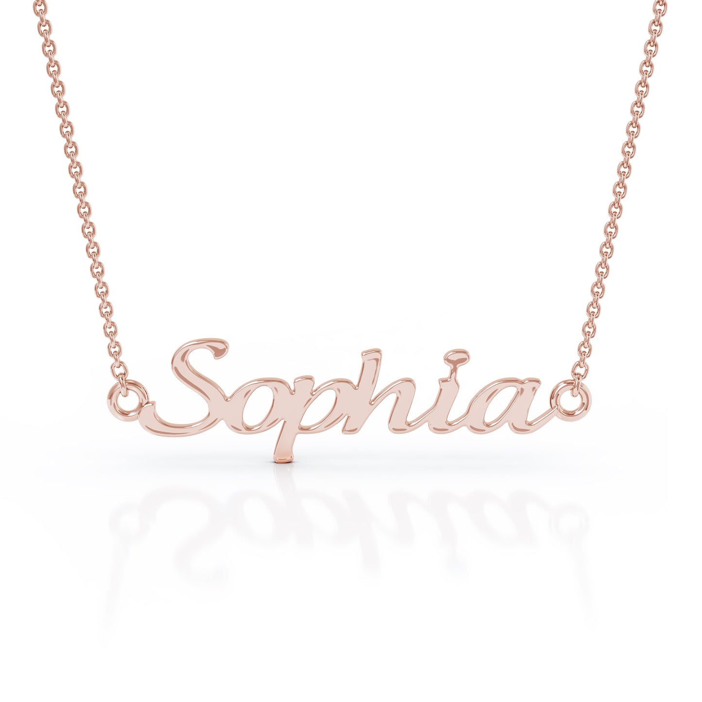 Personalized Name Necklace in 14K Gold