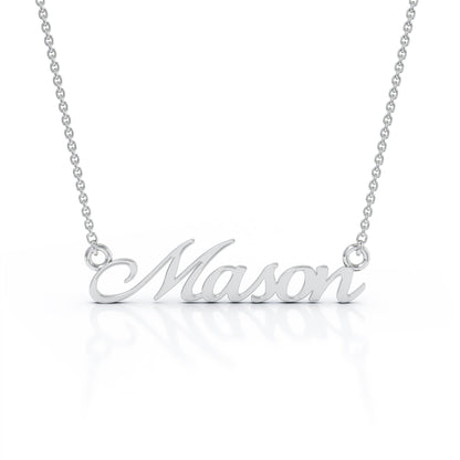 Personalized Name Necklace in 14K Gold