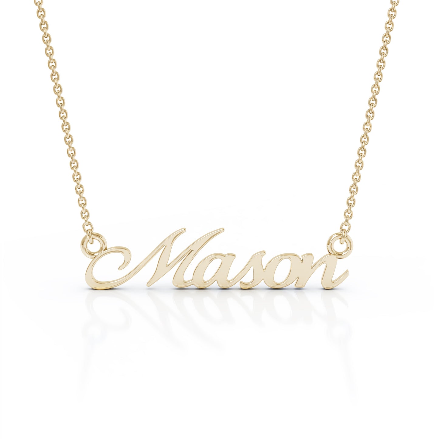 Personalized Name Necklace in 14K Gold