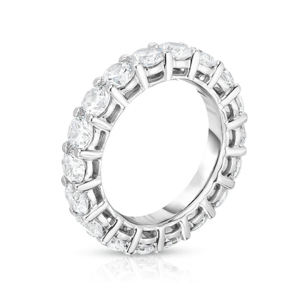 4.00-5.00Ct Diamond Eternity Ring in 14K White Gold