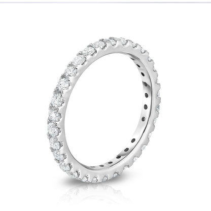 0.95Cttw Diamond Eternity Ring in 14K White Gold