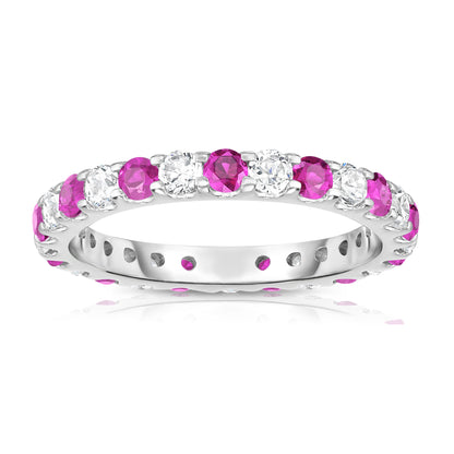 1.30Cttw Diamond Eternity Ring in 14K White Gold
