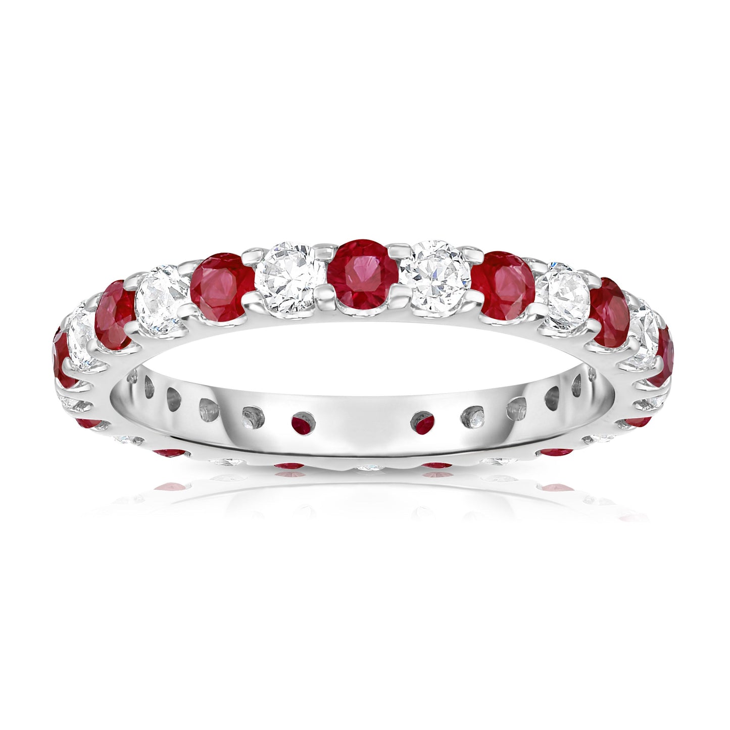 1.30Cttw Diamond Eternity Ring in 14K White Gold