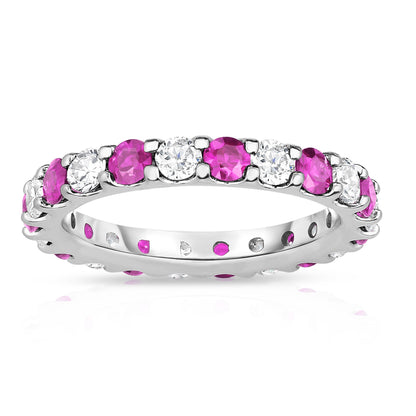2.20Cttw Diamond Eternity Band in 14K White Gold