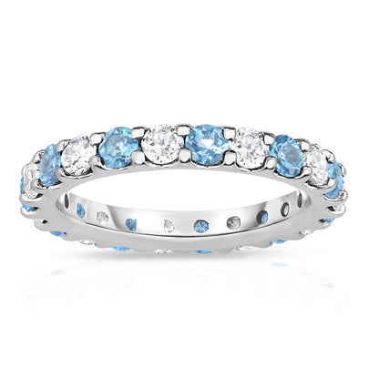 2.20Cttw Diamond Eternity Band in 14K White Gold
