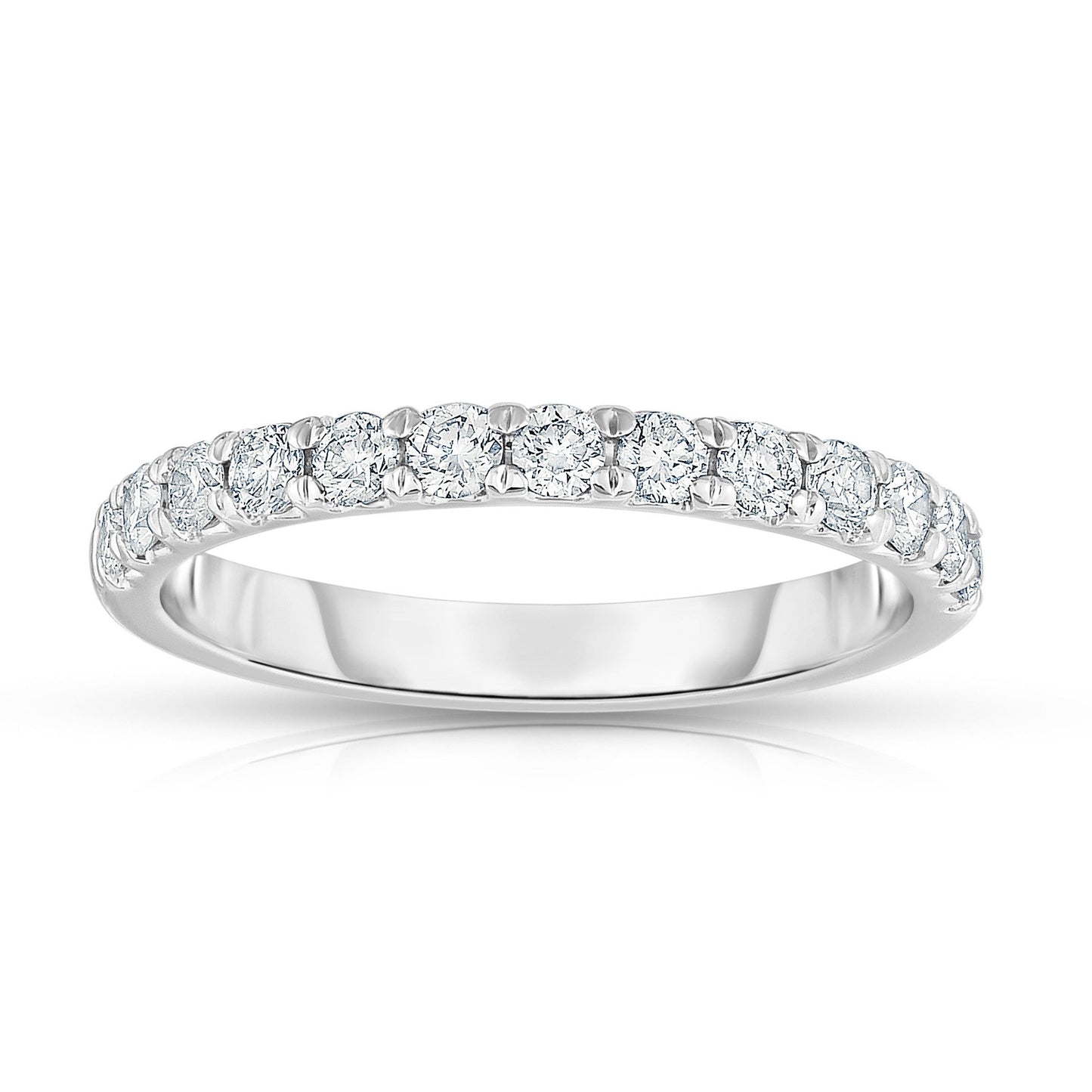 Diamond Wedding Band in 14K White Gold