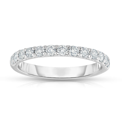 Diamond Wedding Band in 14K White Gold