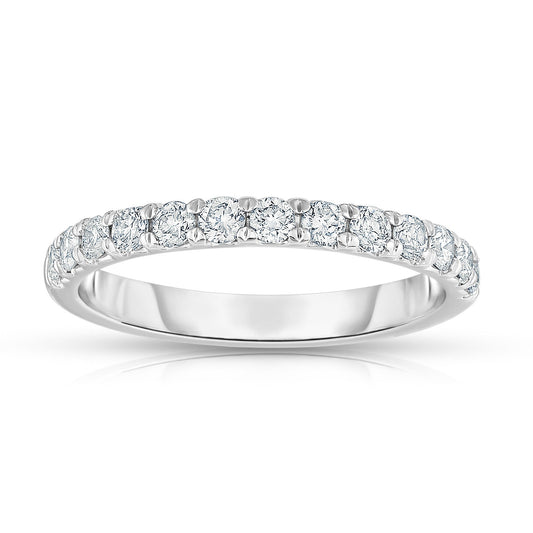 Diamond Wedding Band in 14K White Gold