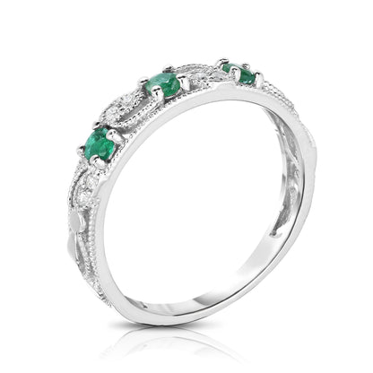 0.25Ct Diamond Stackable Ring in 14K Gold