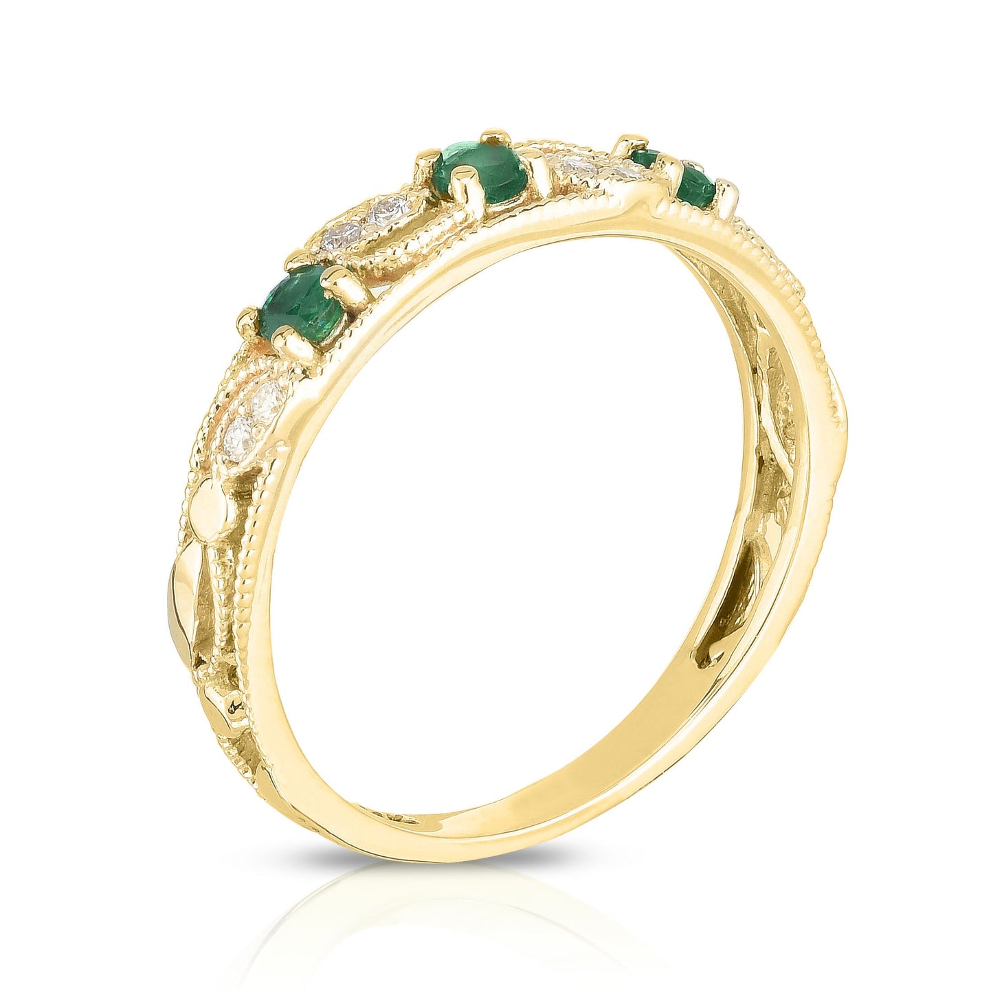 0.25Ct Diamond Stackable Ring in 14K Gold