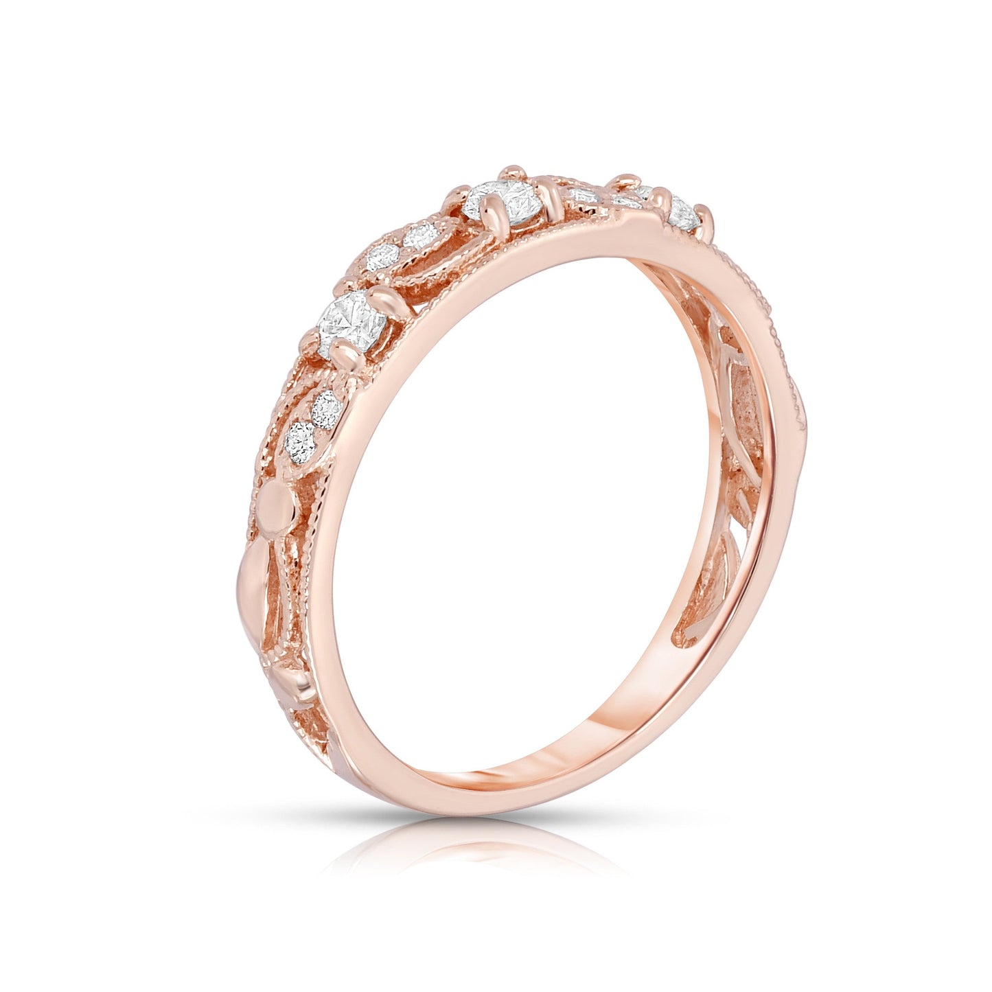 0.25Ct Diamond Stackable Ring in 14K Gold