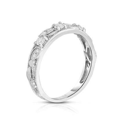 0.25Ct Diamond Stackable Ring in 14K Gold