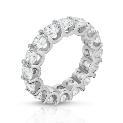 5.25-5.95Ct Diamond Eternity Ring in 14K White Gold