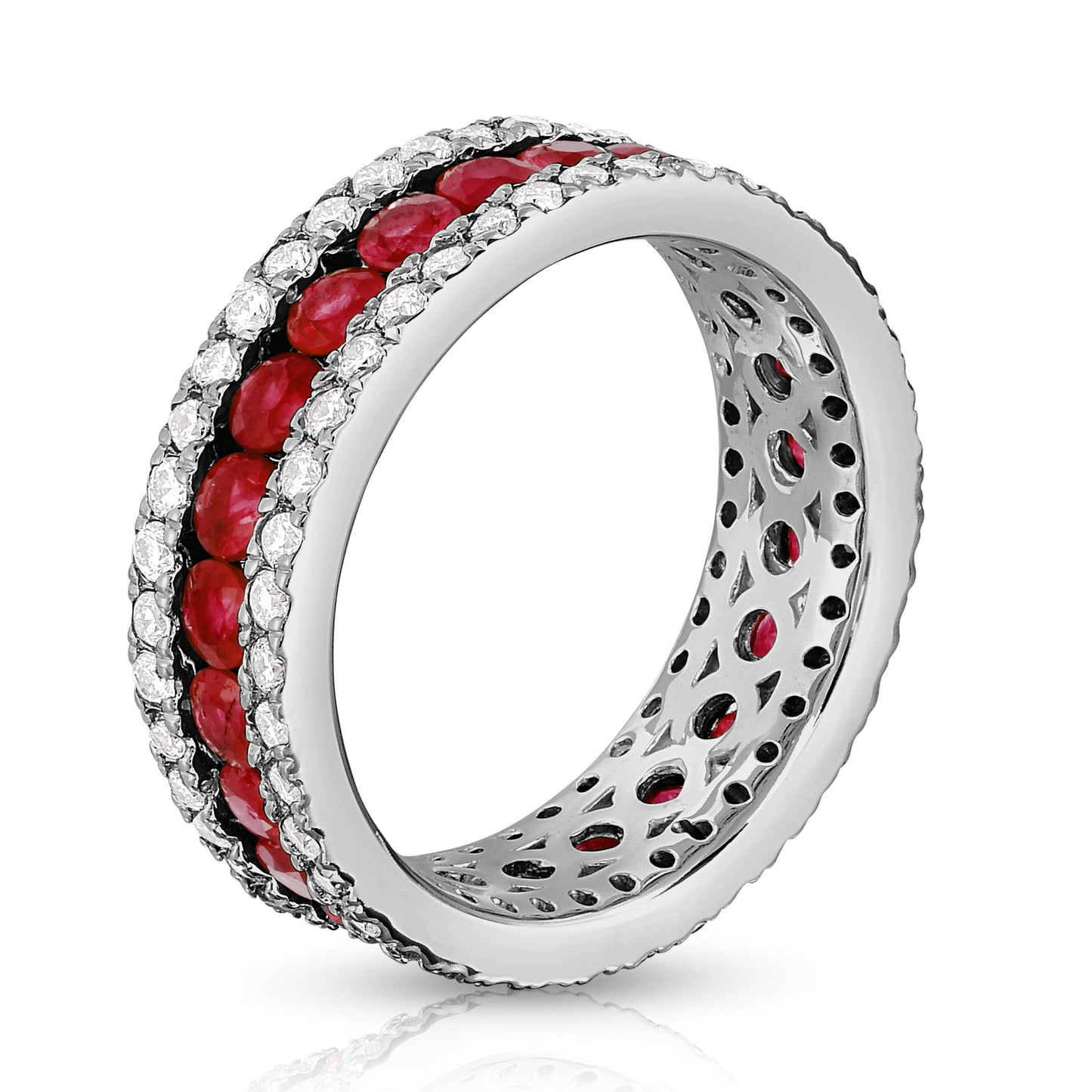 2.65Ct Diamond Eternity Ring in 14K White Gold