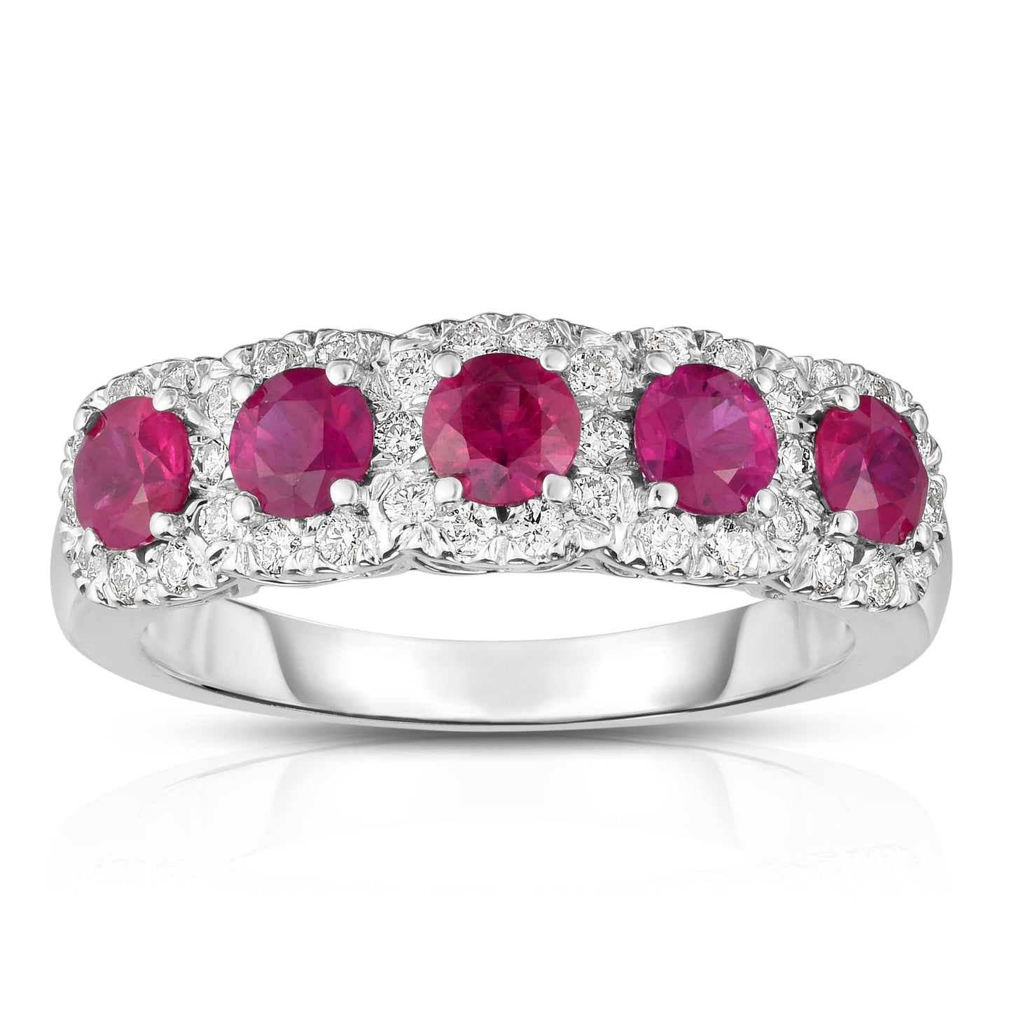 1.15Ct Diamond Wedding Ring in 14K Gold