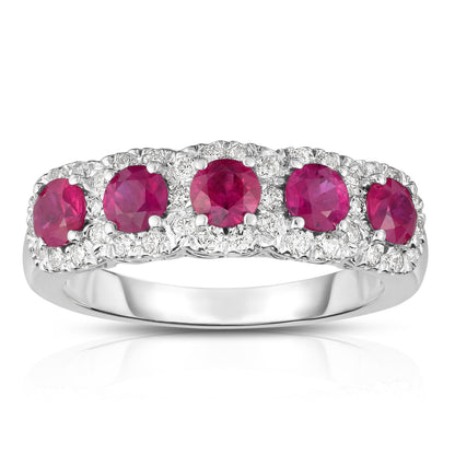 1.15Ct Diamond Wedding Ring in 14K Gold