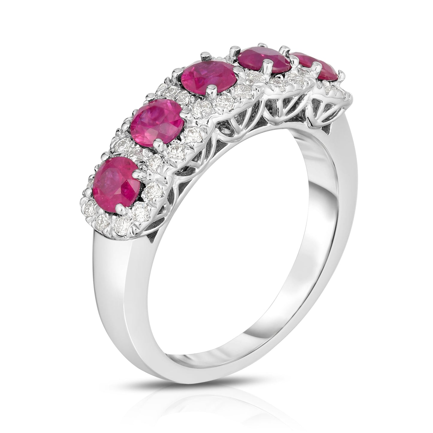 1.15Ct Diamond Wedding Ring in 14K Gold