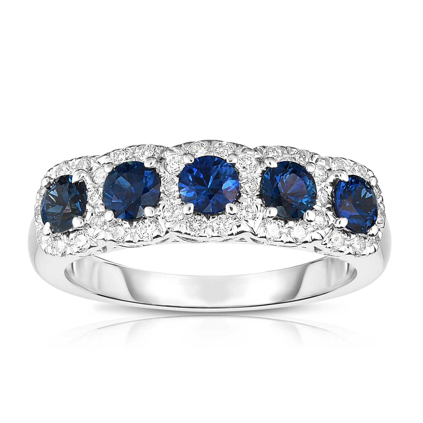 1.15Ct Diamond Wedding Ring in 14K Gold