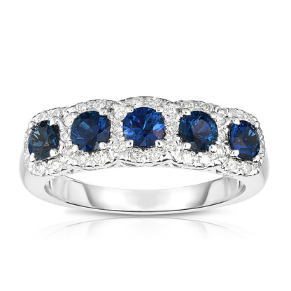 1.15Ct Diamond Wedding Ring in 14K Gold