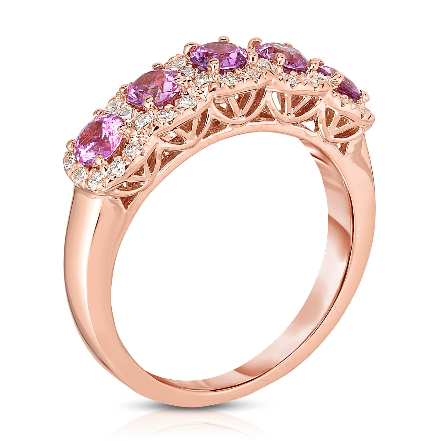 1.15Ct Diamond Wedding Ring in 14K Gold