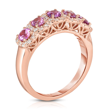 1.15Ct Diamond Wedding Ring in 14K Gold