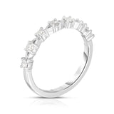 0.33Ct Diamond Stackable Milligrain Ring in 14K Gold