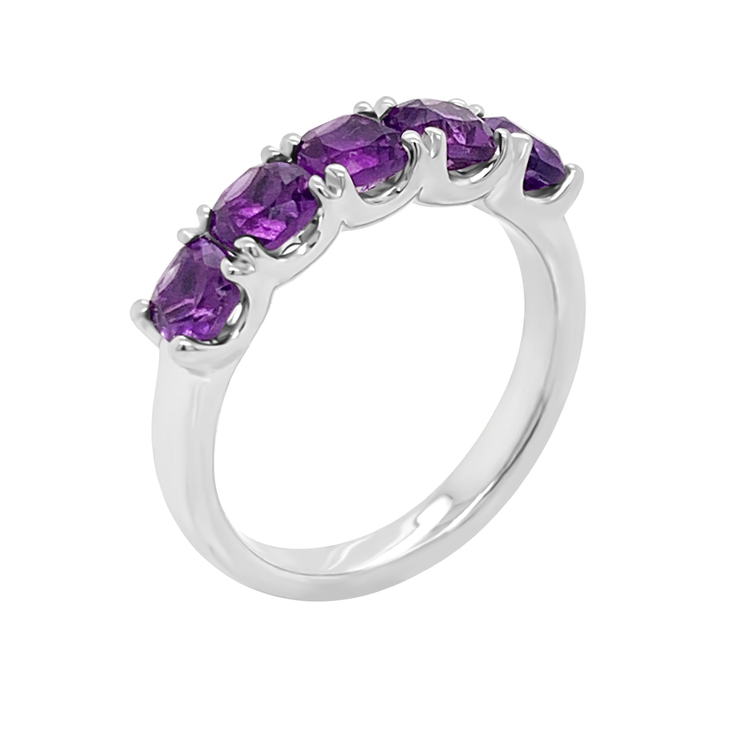 Cushion 4x4MM Gemstone Ring in 14K Gold