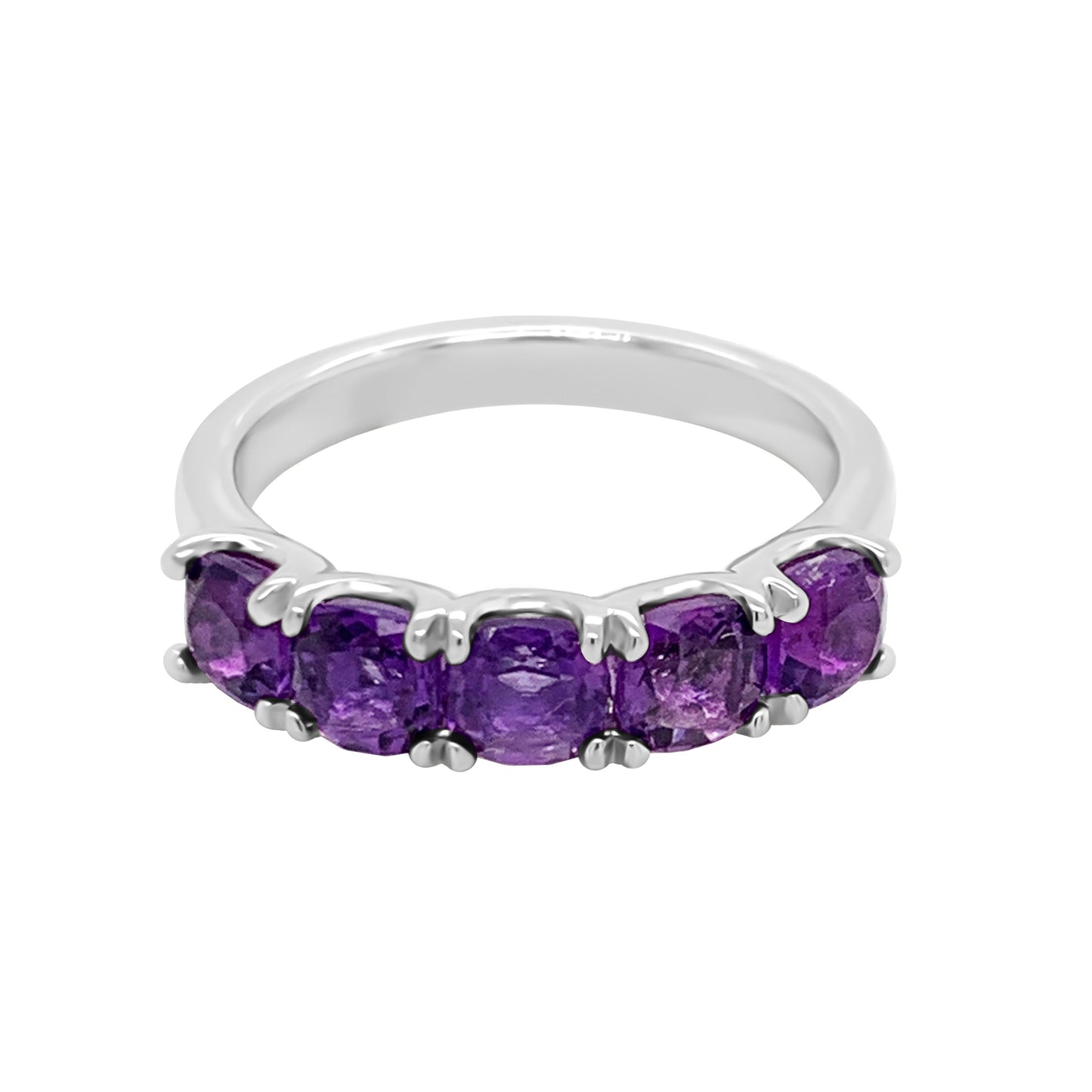 Cushion 4x4MM Gemstone Ring in 14K Gold
