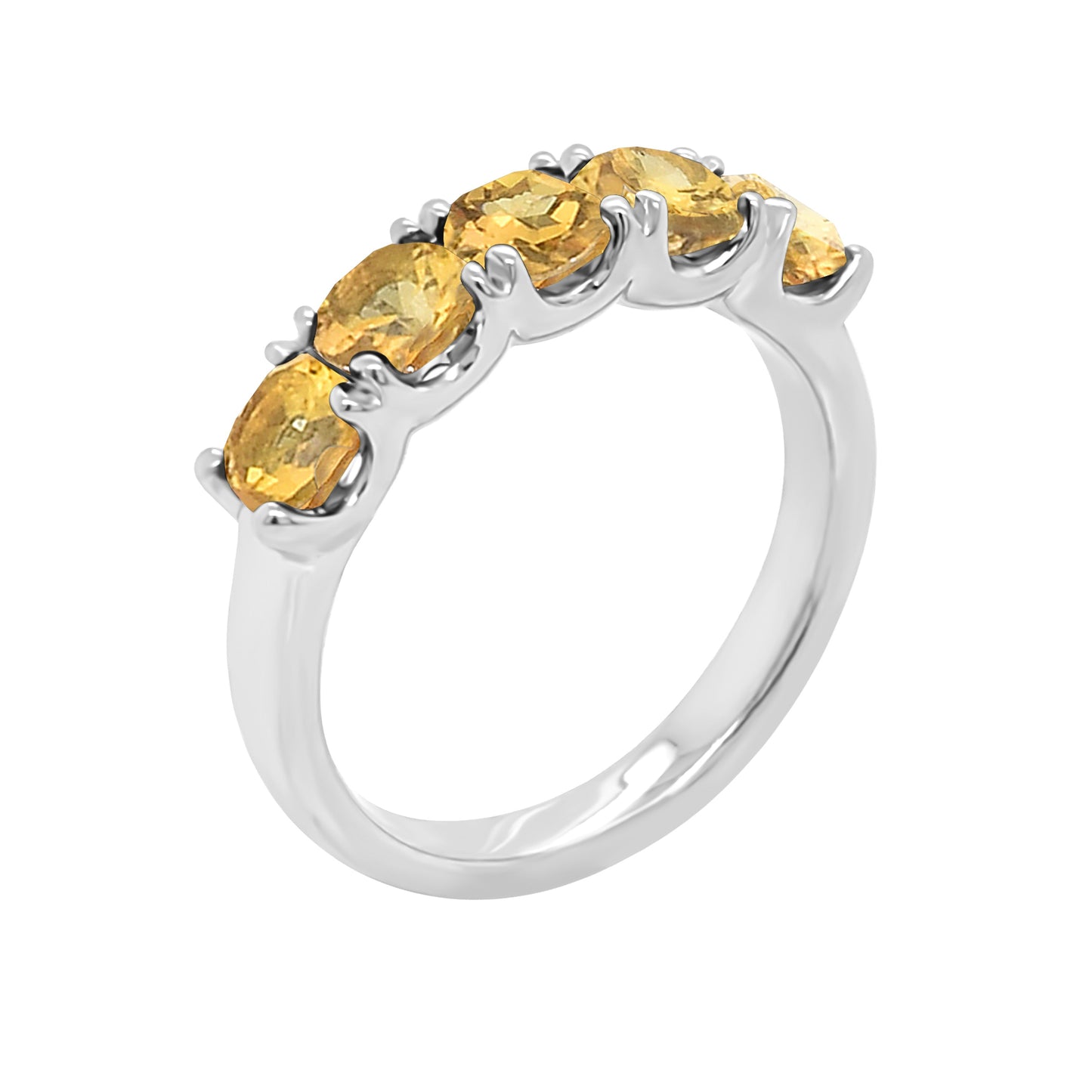 Cushion 4x4MM Gemstone Ring in 14K Gold