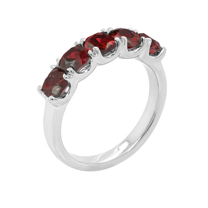 Cushion 4x4MM Gemstone Ring in 14K Gold
