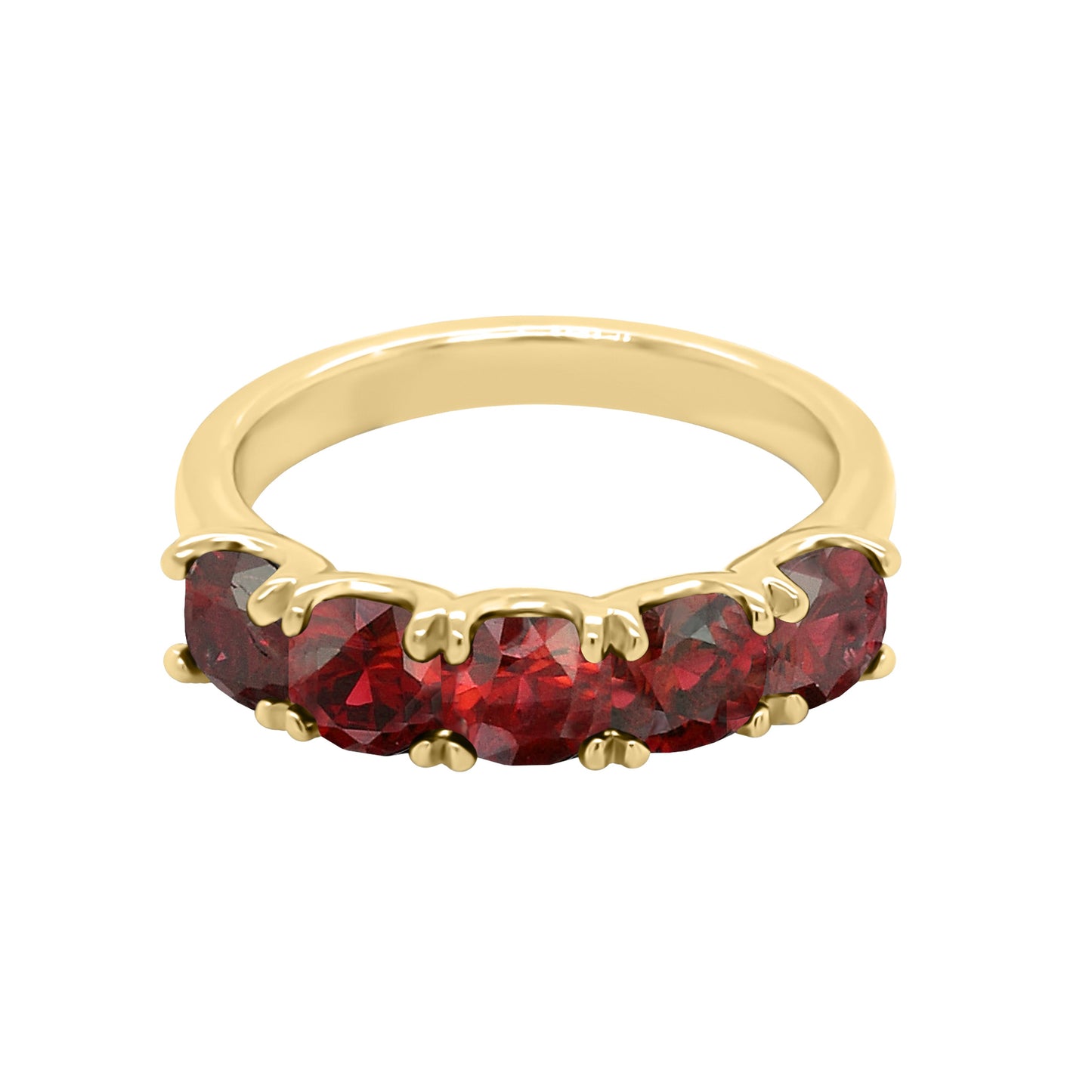 Cushion 4x4MM Gemstone Ring in 14K Gold