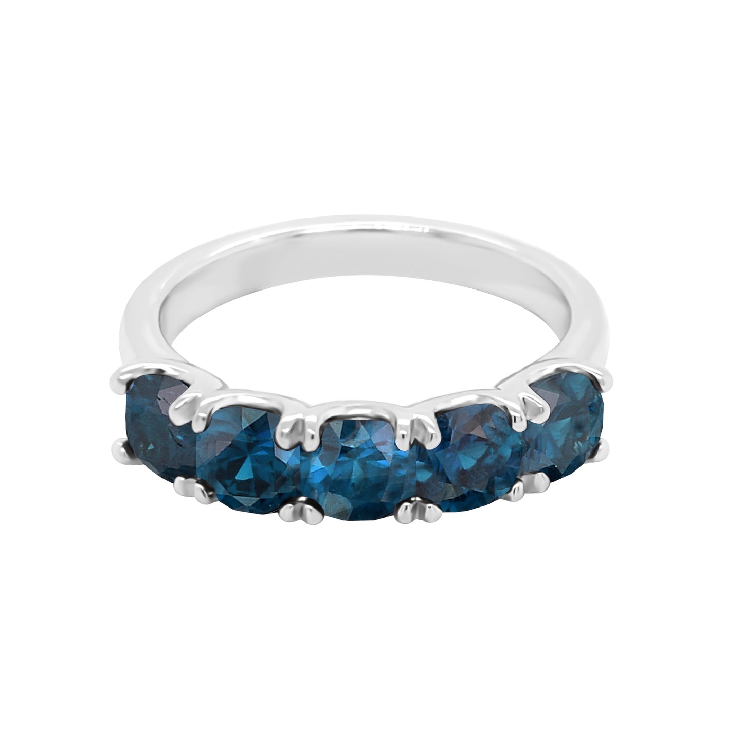 Cushion 4x4MM Gemstone Ring in 14K Gold